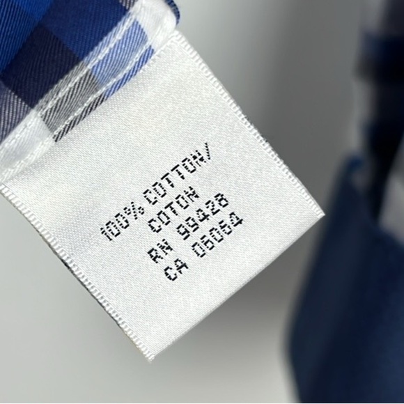 Bugatchi Men Medium Cotton Button Up Long Sleeve Print Shaped Fit Shirt - Picture 5 of 10